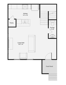 New construction Townhouse house 251 Nesbitt Ln, Nashville, TN 37115 plan The Bryce - image 3