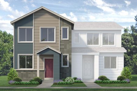 New construction Duplex house 272 Scaup Lane, Johnstown, CO 80534 Biscayne- photo 0