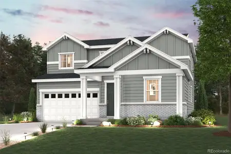 New construction Single-Family house 3681 Sandreed St, Dacono, CO 80514 plan The Marion - image