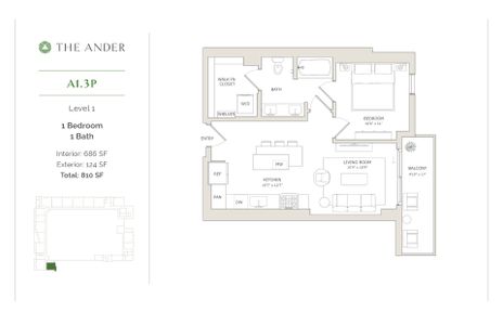 New construction Condo house 2001 W Anderson Ln, Austin, TX 78757 plan A1.3P - image