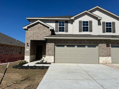 New construction Townhouse house 18524 Cremello Dr, Unit A, Manor, TX 78653 The Pecan- photo 0