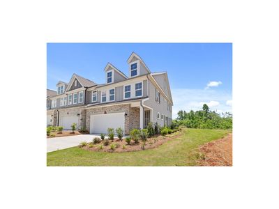 New construction Townhouse house 6210 Molo Ln, Cumming, GA 30041 plan The Durham D - image