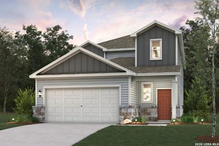New construction Single-Family house 9919 Chavaneaux Lndg, San Antonio, TX 78214 - image