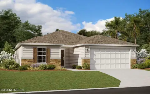 New construction Single-Family house 3512 Belstead Wy, Orange Park, FL 32065 plan Cambridge - image