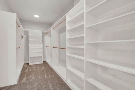 Furniture grade master closet