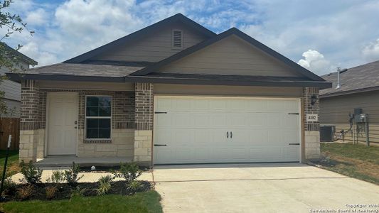 New construction Single-Family house 4102 Common Sage, Von Ormy, TX 78073 The Diana- photo 0