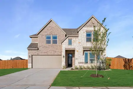 New construction Single-Family house 12717 Barretta Dr, Godley, TX 76044 plan Violet III - image