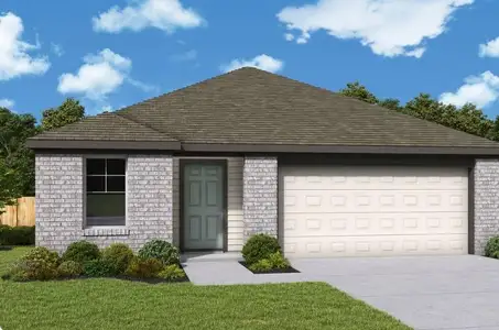 New construction Single-Family house 1052 Hawk Gate Ln, Katy, TX 77493 plan Portrait - image