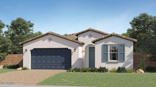 New construction Single-Family house 23119 E Twin Acres Drive, Queen Creek, AZ 85142 Clark II Plan 4076- photo 0