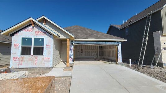 New construction Single-Family house 803 Palo Brea Loop, Hutto, TX 78634 Cartwright Homeplan- photo 0