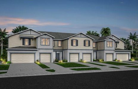New construction Townhouse house 5130 Inspire Ln, West Melbourne, FL 32904 plan Springdale - image
