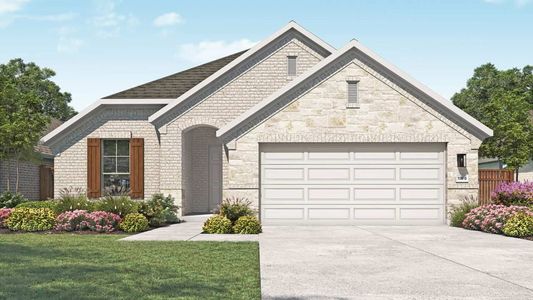 New construction Single-Family house 185 Douglass Wy, Kyle, TX 78640 plan Palm - image