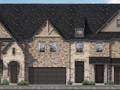 New construction Townhouse house 6926 Crimson Drive, Arlington, TX 76001 Brenham - Front Entry- photo 0