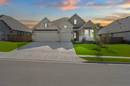 New construction Single-Family house 302 Wood Thrush Run, Kyle, TX 78640 plan Groveton - image