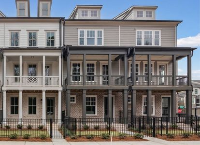 New construction Townhouse house 1957 Flying Scotsman Dr, Kennesaw, GA 30144 plan The Kingsley - image