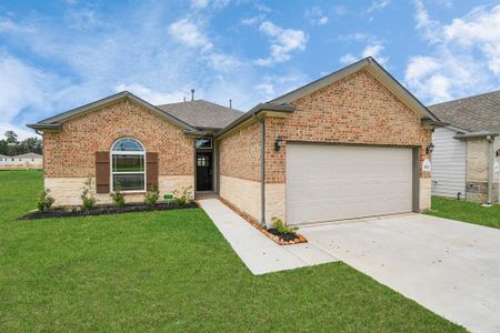 New construction Single-Family house 10361 Woodhill Spa Lane, Cleveland, TX 77327 Caldwell- photo 0