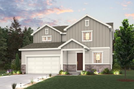 New construction Single-Family house 3710 Bluestem St, Dacono, CO 80514 plan The Ontario - image
