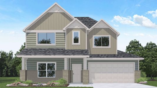 New construction Single-Family house 733 Merit Badge Trl, Conroe, TX 77303 plan Rosemont - image