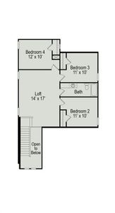 The Robin II- Second Floor Plan