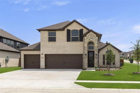 New construction Single-Family house 831 Bleriot Drive, Fate, TX 75087 Caroline 2F- photo 0