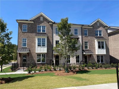 New construction Townhouse house 3256 Brunel Ln, Unit 20, Peachtree Corners, GA 30092 plan The Grayson II - image