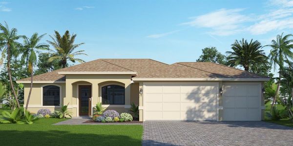 New construction Single-Family house 329 Overbrook St, Port Charlotte, FL 33954 - image