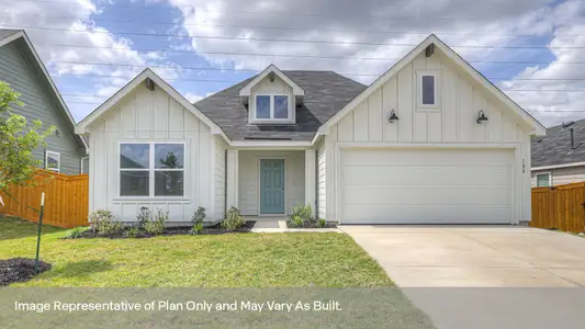 New construction Single-Family house 112 S Plains Rd, San Marcos, TX 78666 plan The Denton - image