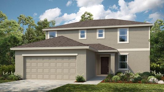 New construction Single-Family house 606 Teviot Road, Haines City, FL 33844 Redbud- photo 0