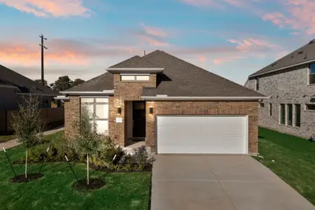 New construction Single-Family house 344 Ridgewell Lp, Georgetown, TX 78633 plan Troy - image