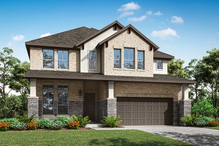 New construction Single-Family house 1204 Blue Moon Dr, Georgetown, TX 78628 plan Garner - image