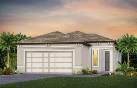 New construction Single-Family house 14756 Sunlit Cir, Parrish, FL 34219 plan Flagstone - image