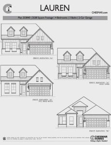 New construction Single-Family house 9606 Chateau Hill Dr, Manvel, TX 77578 plan Lauren - image