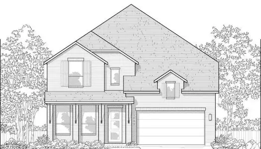 New construction Single-Family house Liberty Hill, TX 78642 plan Elmhurst - image