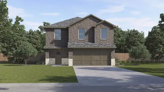 New construction Single-Family house 1815 Teton River Dr, Blue Ridge, TX 75424 plan Franklin - image