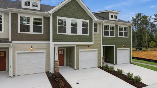 New construction Townhouse house 29 Oleetah Falls Wy, Hendersonville, NC 28792 plan Litchfield - image