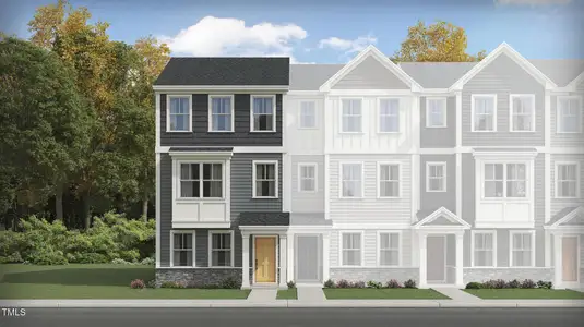 New construction Townhouse house 300 Carolina Springs Blvd, Apex, NC 27539 - image