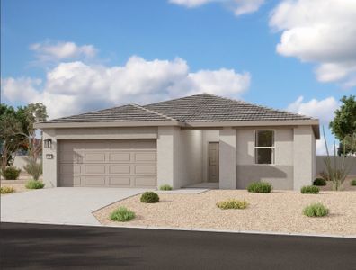 New construction Single-Family house 46954 W Old-Timer Rd, Maricopa, AZ 85139 Marigold Homeplan- photo 0 0