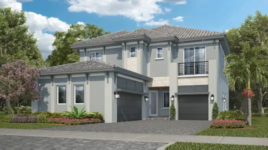 New construction Single-Family house 9470 Magnus Ter, Parkland, FL 33076 plan Barony - image