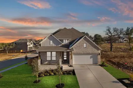 New construction Single-Family house 1444 Purple Petunia Ln, Georgetown, TX 78628 plan Schertz - image