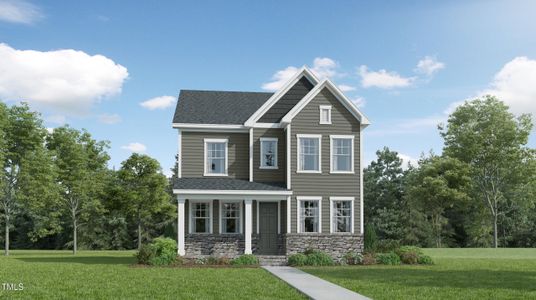 New construction Single-Family house 356 Canyon Spring Trail, Wake Forest, NC 27587 Virginia- photo 0