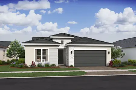 New construction Single-Family house 158 Parkside Wy, Royal Palm Beach, FL 33411 plan Tucson - image