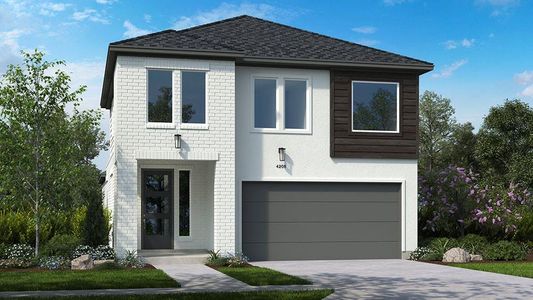 New construction Single-Family house 9235 Willowbank Gap Ln, Cypress, TX 77433 plan Portsmouth - image
