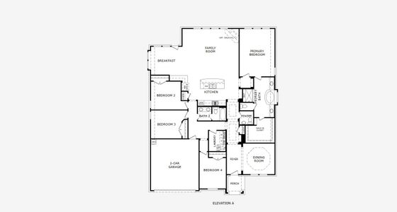 New construction Single-Family house 12529 Yellowstone St, Godley, TX 76044 plan Concept 2622 - image 5