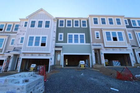 New construction Townhouse house 2719 Hunter Woods Dr, Apex, NC 27502 Hyde Park - Front Entry Townhomes- photo 0