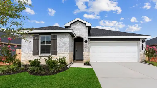 New construction Single-Family house 9034 Rose Water Trl, Iowa Colony, TX 77583 Caden- photo 0