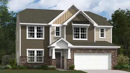New construction Single-Family house 1633 Grassy Knoll Trl, Maiden, NC 28650 plan Durham - image