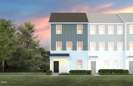 New construction Townhouse house 1462 Hasse Ave, Apex, NC 27502 Nolen- photo 0