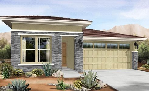 New construction Single-Family house 19349 W Badgett Lane, Litchfield Park, AZ 85340 Castillo Series - Clover- photo 0