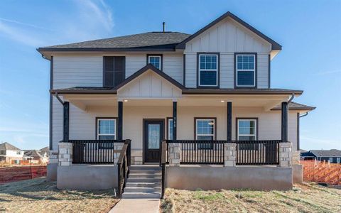 New construction Single-Family house 348 Banff Dr, Kyle, TX 78640 Kimble- photo 0