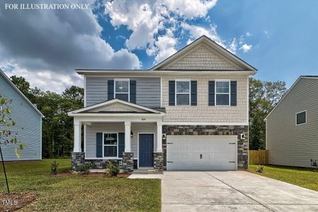 New construction Single-Family house 10401 Hamish Drive, Zebulon, NC 27597  Bentcreek II - photo 0 0